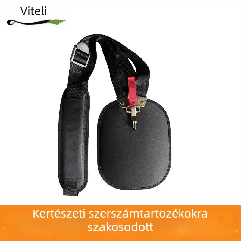 Megvastagított kétoldali vállpánt fűnyíróhoz és fűkaszához, hordozható, multifunkcionális egyvállas vállpánt