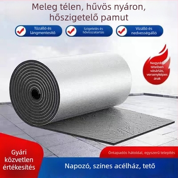 Önragasztós tetőszigetelő panel naposzobákhoz – vízálló, magas hőmérsékletnek ellenálló hőszigetelő anyag