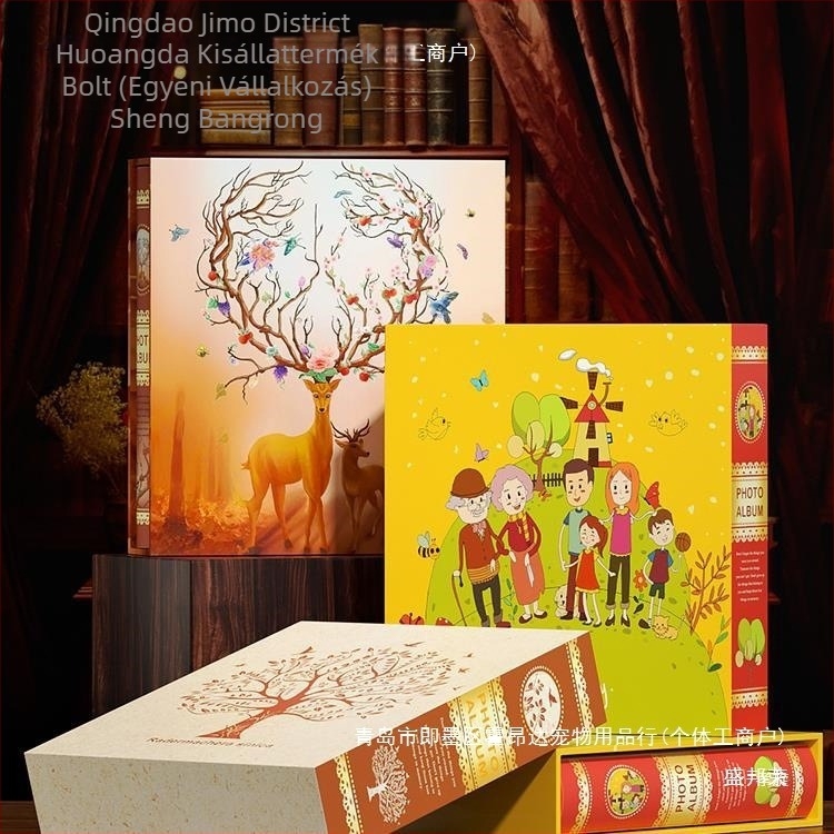 5-6 hüvelykes gyermekfotóalbum, 1198 kép, emlékalbum, nagy kapacitású családi kiadás, babafotó tároló album
