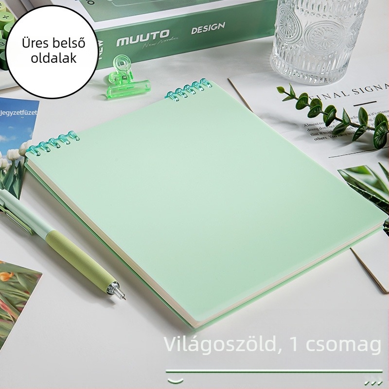 Új négyzet alakú PP notesz két részes borítással