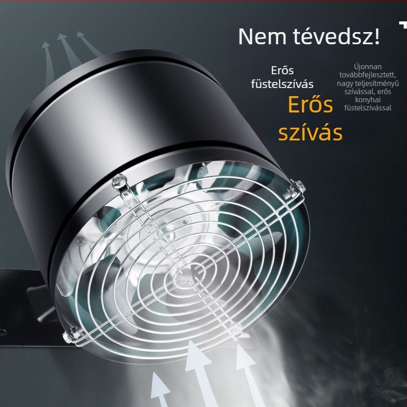 Körkörös csővezetékes kiárati ventilátor fürdőszobába, erőteljes szellőztetés, kompakt mennyezeti ventilátor kiadó lakásokhoz