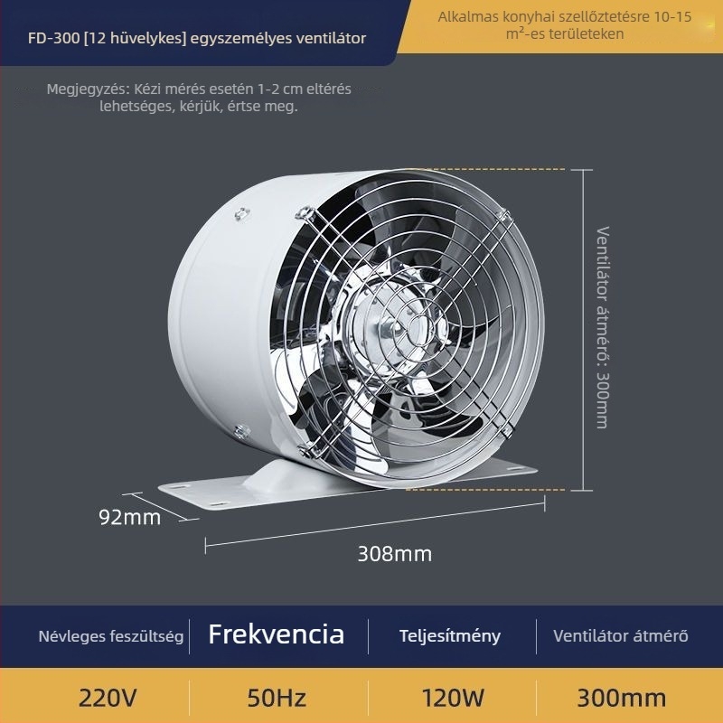 Körkörös csővezetékes kiárati ventilátor fürdőszobába, erőteljes szellőztetés, kompakt mennyezeti ventilátor kiadó lakásokhoz
