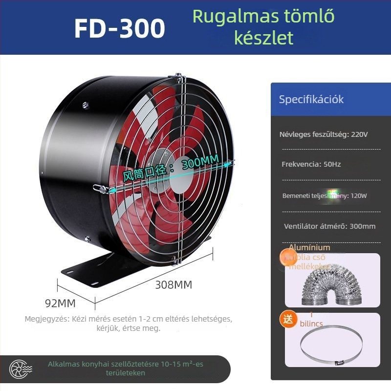 Körkörös csővezetékes kiárati ventilátor fürdőszobába, erőteljes szellőztetés, kompakt mennyezeti ventilátor kiadó lakásokhoz