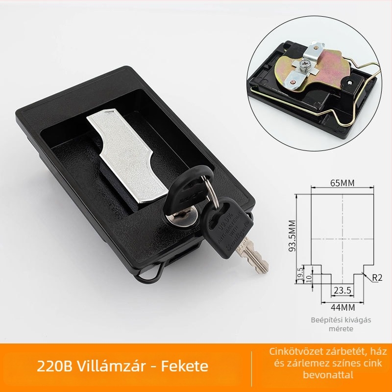 Zárható fém szekrény iratok és tárgyak tárolására, ideálisan sűrű polcokhoz és szerszámtartóhoz, modell 220, modern minimál design