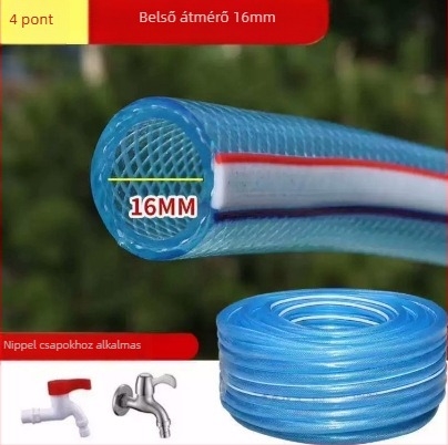 Külmálló kígyóbőr mintázatú víztömlő csapvízhez, 1/2, 3/4 és 1 hüvelyk, puha PVC öntöző tömlő virágok és zöldségek számára