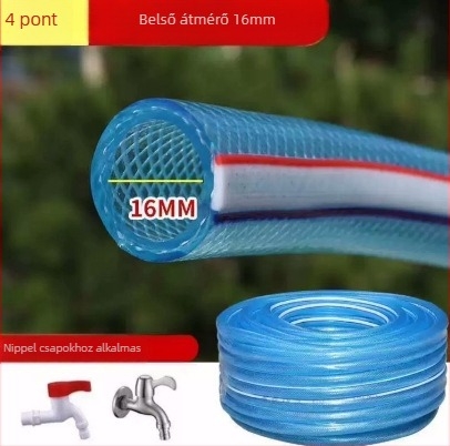 Külmálló kígyóbőr mintázatú víztömlő csapvízhez, 1/2, 3/4 és 1 hüvelyk, puha PVC öntöző tömlő virágok és zöldségek számára