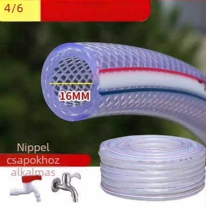 Külmálló kígyóbőr mintázatú víztömlő csapvízhez, 1/2, 3/4 és 1 hüvelyk, puha PVC öntöző tömlő virágok és zöldségek számára