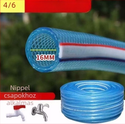 Külmálló kígyóbőr mintázatú víztömlő csapvízhez, 1/2, 3/4 és 1 hüvelyk, puha PVC öntöző tömlő virágok és zöldségek számára