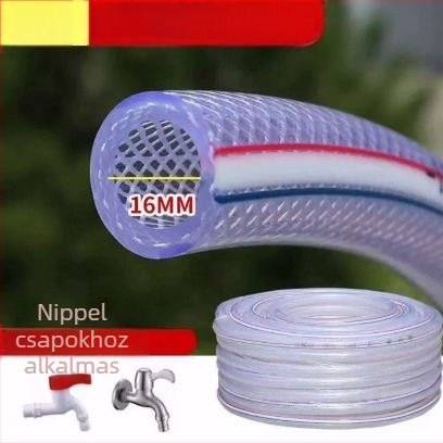 Külmálló kígyóbőr mintázatú víztömlő csapvízhez, 1/2, 3/4 és 1 hüvelyk, puha PVC öntöző tömlő virágok és zöldségek számára