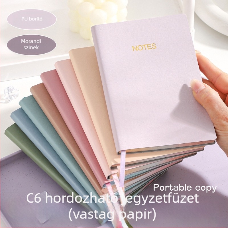 Morandi inspirációjú minimalista notesz, A5, 100–200 oldal, meeting jegyzetek, napló és diáknapló, irodalmi és művészeti stílus