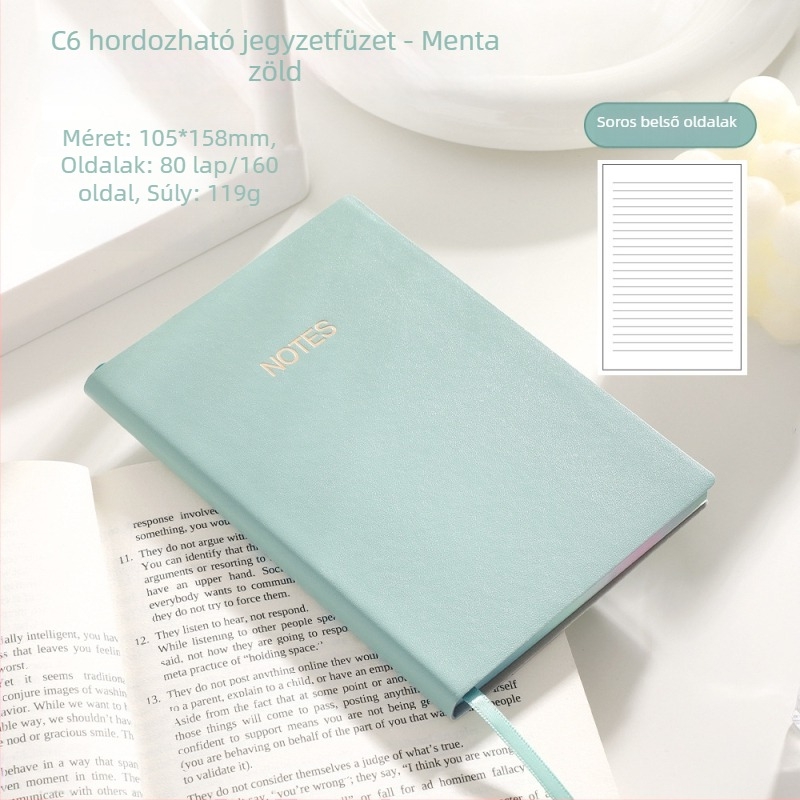 Morandi inspirációjú minimalista notesz, A5, 100–200 oldal, meeting jegyzetek, napló és diáknapló, irodalmi és művészeti stílus