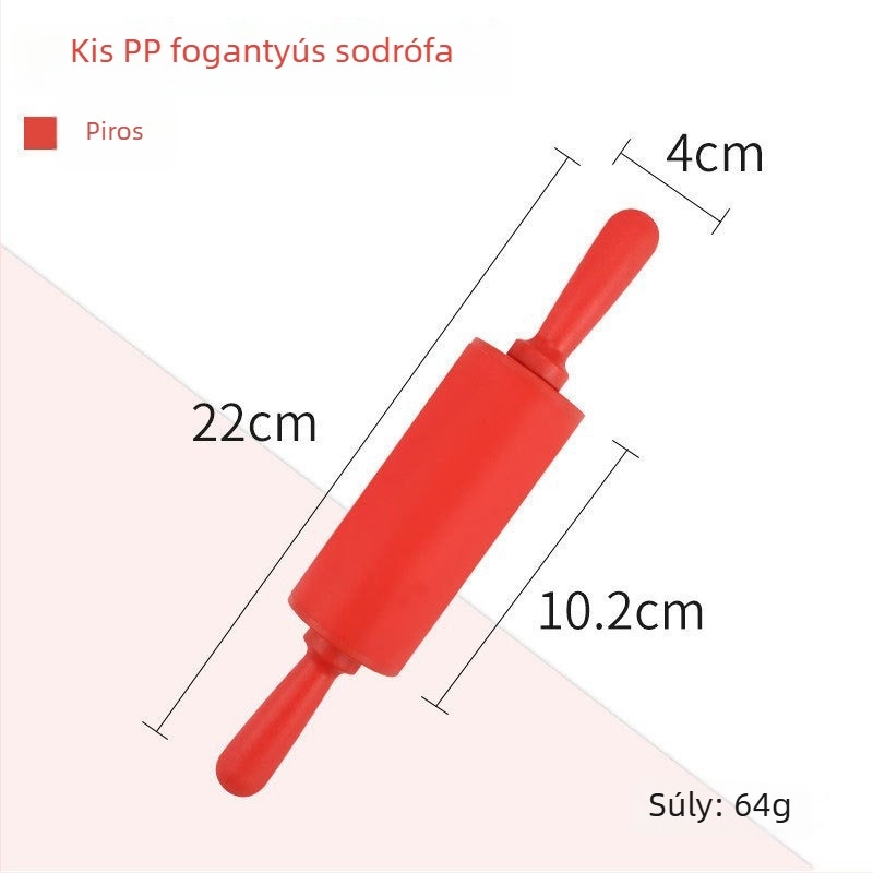 Szilikon nyújtófa, élelmiszer-minőségű, varrat nélküli konyhai eszköz tésztához és knédli lapokhoz