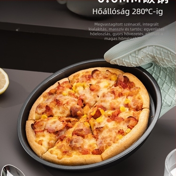UK pizzaszütő tepsi sütőbe – 6, 7, 8, 9 és 12 hüvelykes pizzaformák
