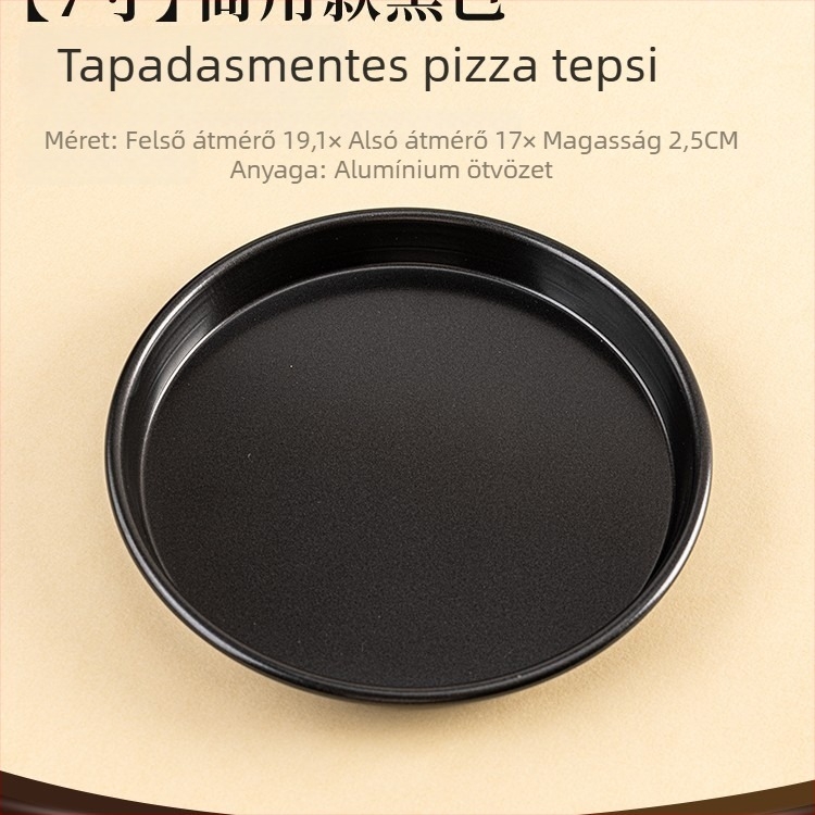 UK pizzaszütő tepsi sütőbe – 6, 7, 8, 9 és 12 hüvelykes pizzaformák