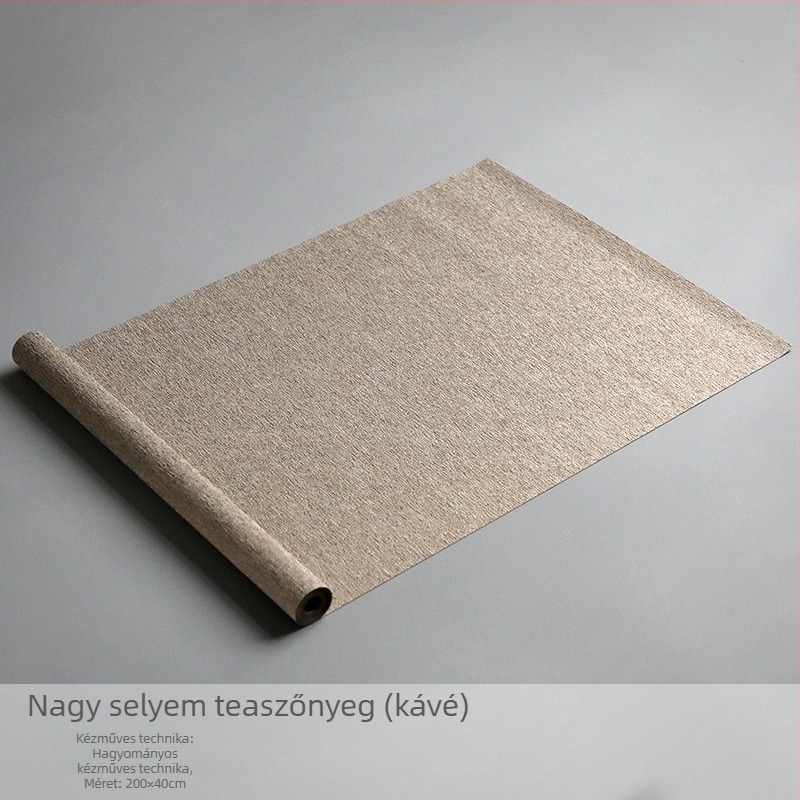 Vízálló rostból készült teaceremónia asztalterítő, japán zen stílusú, minimalistikus dizájn