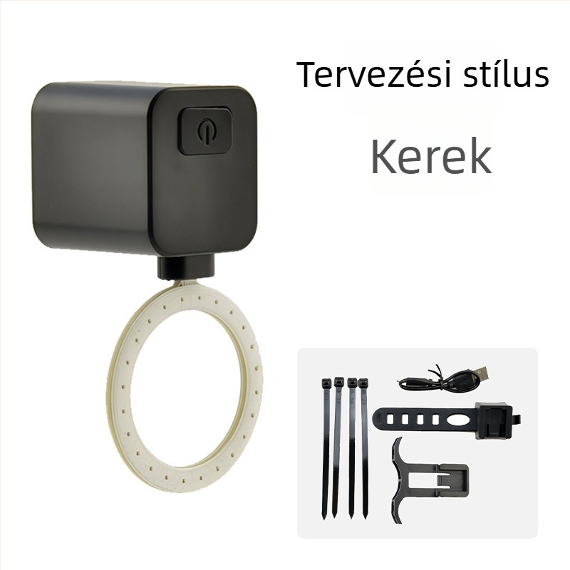 LED hátsó lámpa országúti kerékpárhoz, folyamatos LED-sávokkal és cserélhető szegmensekkel, csatlakoztatható és újratölthető, figyelmeztető fény éjszakai tekeréshez