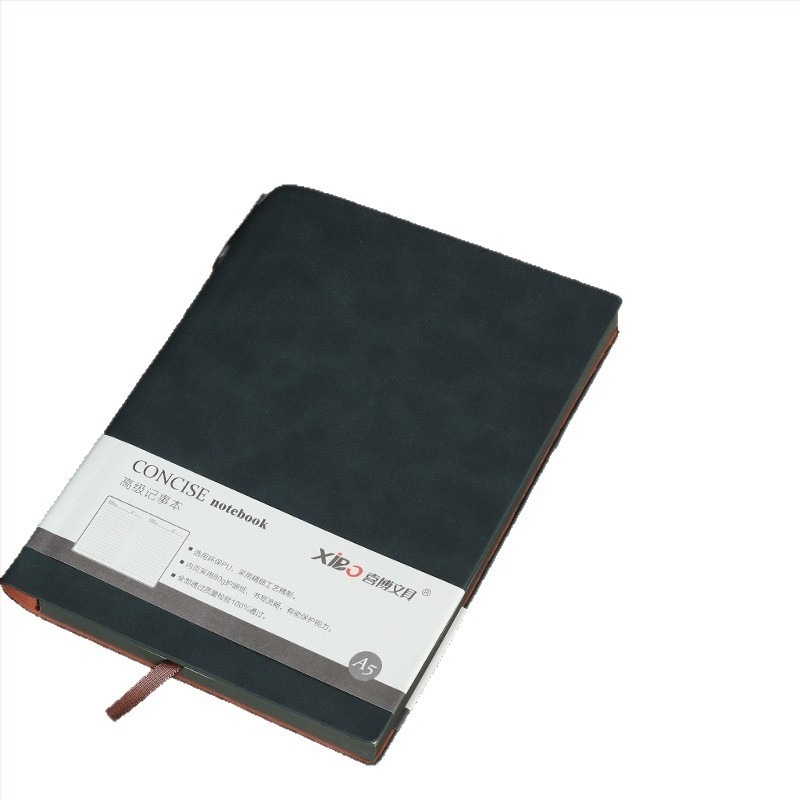 Prémium irodai notesz A5-ös méretben, báránybőr borító, drótkötés, 80 g papír, 50–100 oldal, egyszerű dizájn, mindennapi használatra, feljegyzések és tanulás, logó nyomtatás elérhető