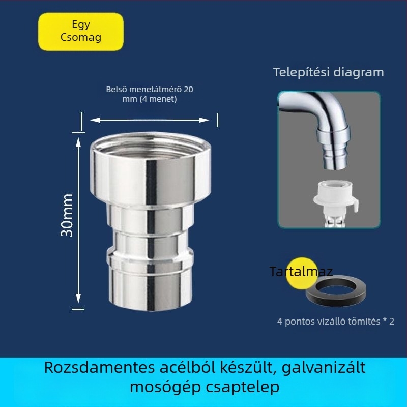 Háztartási réz vízcsap mosó- és felmosó medencéhez, automatikus vízleállítás, szűrő és gyorsnyitó csap