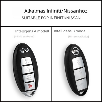 TPU kulcstartó tok Nissan Qashqai, X-Trail, Tiida, Bluebird, Teana és Sylphy modellekhez