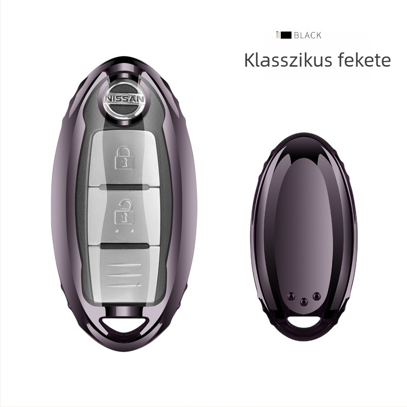 TPU kulcstartó tok Nissan Qashqai, X-Trail, Tiida, Bluebird, Teana és Sylphy modellekhez