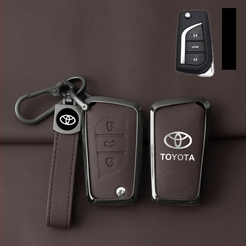 Ötvözet kulcsház retro stílusban Toyota Camry, Avalon, Highlander, RAV4, Levin, Corolla, CH-R