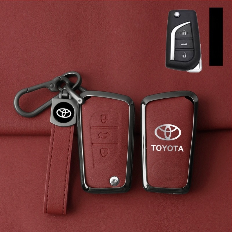 Ötvözet kulcsház retro stílusban Toyota Camry, Avalon, Highlander, RAV4, Levin, Corolla, CH-R