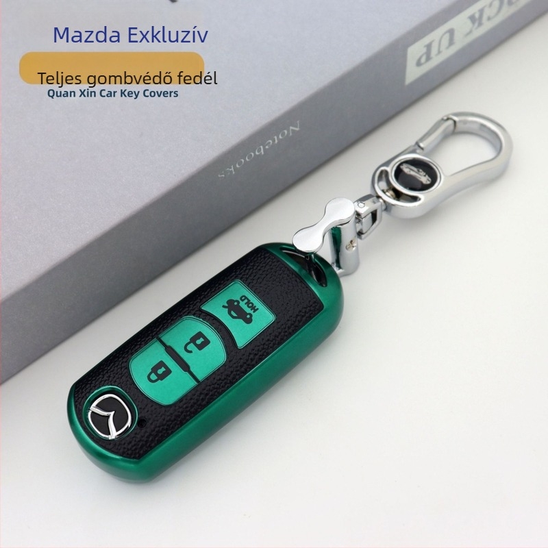 Magas minőségű TPU kulcstartó tok Mazda Axela (Mazda3), Atenza (Mazda6), CX-4 és CX-5 modelllekhez