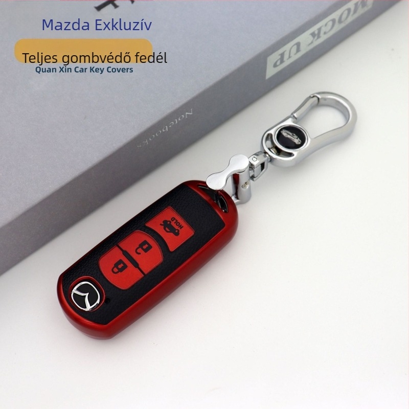 Magas minőségű TPU kulcstartó tok Mazda Axela (Mazda3), Atenza (Mazda6), CX-4 és CX-5 modelllekhez