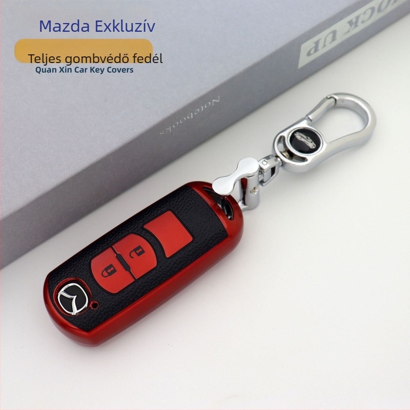 Magas minőségű TPU kulcstartó tok Mazda Axela (Mazda3), Atenza (Mazda6), CX-4 és CX-5 modelllekhez