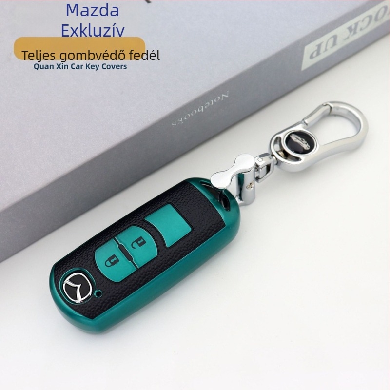 Magas minőségű TPU kulcstartó tok Mazda Axela (Mazda3), Atenza (Mazda6), CX-4 és CX-5 modelllekhez