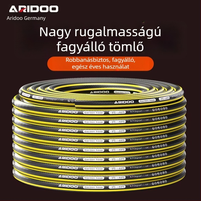 PU-anyagú magasnyomású háztartási vízcső, fagytűrő, rugalmas, autómosáshoz, virágok és zöldségek öntözéséhez, nyomásálló