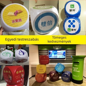 Nagy habból készült dobókocka eseményekhez, sorsolásokhoz, oktatási rekvizitumokhoz és esküvői játékokhoz