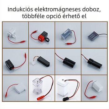 Szenzoros piszoár akkumulátor-doboz, induktív 6V, 4 cellás AA/AAA akkumulátor-tartó, okos kiegészítő