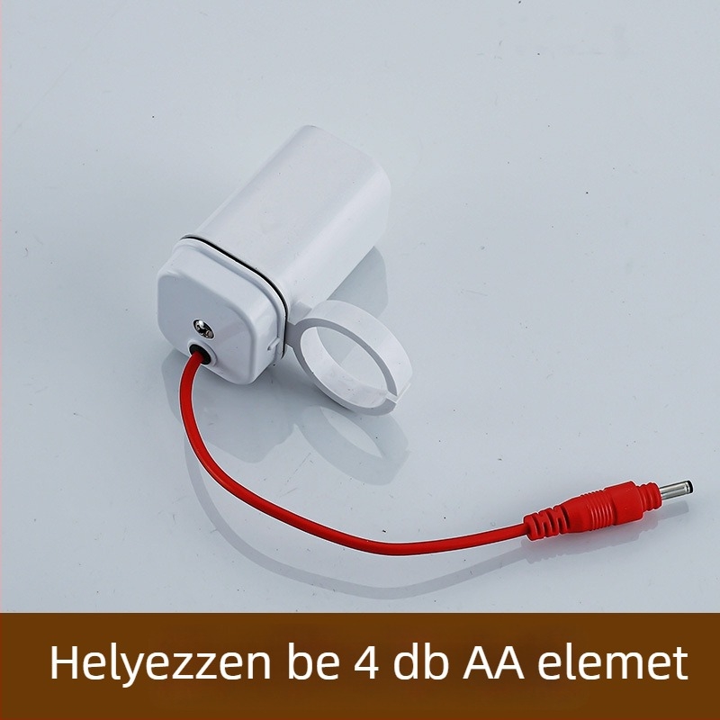 Szenzoros piszoár akkumulátor-doboz, induktív 6V, 4 cellás AA/AAA akkumulátor-tartó, okos kiegészítő