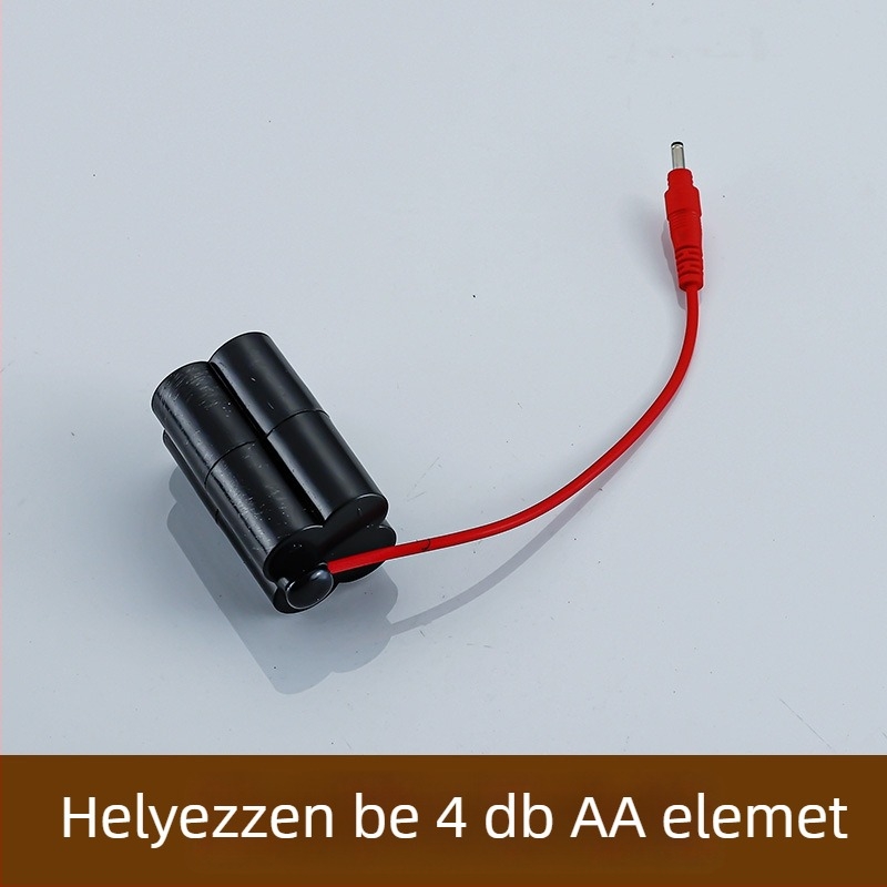 Szenzoros piszoár akkumulátor-doboz, induktív 6V, 4 cellás AA/AAA akkumulátor-tartó, okos kiegészítő