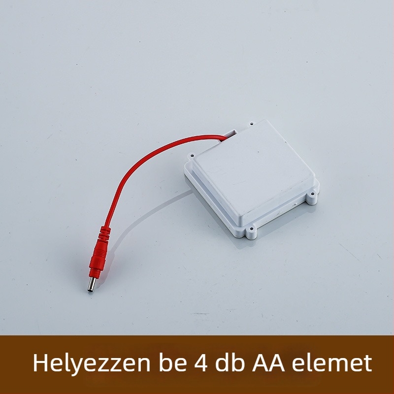 Szenzoros piszoár akkumulátor-doboz, induktív 6V, 4 cellás AA/AAA akkumulátor-tartó, okos kiegészítő