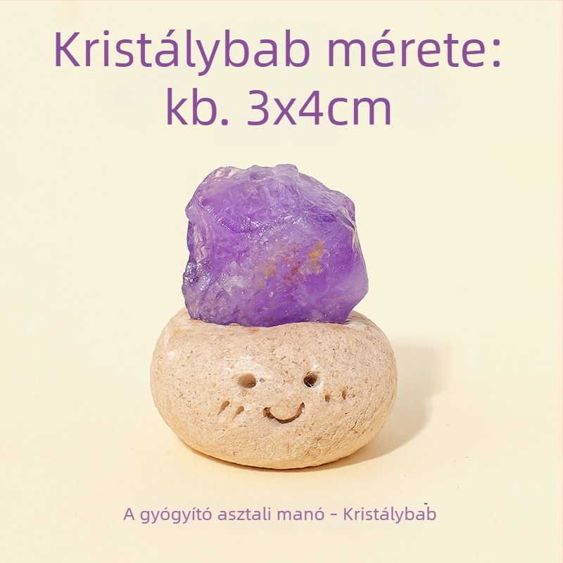 Természetes citrín kristály, nyers kő bab formájú asztali dísz, DIY aromaterápia diffúzor kő és talizmán a szerencséhez