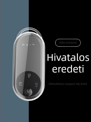 2024-es Wenjie M9 kulcstartó tok Huawei M9 Ultra MAX verzióhoz – TPU, egyszerű stílusú távirányító burkolat csattal