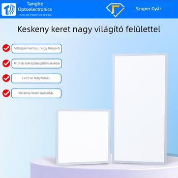 LED síkpanel lámpa 600x600 keskeny keretű alumínium panel fény anti-glare 300x600 magas fényerő