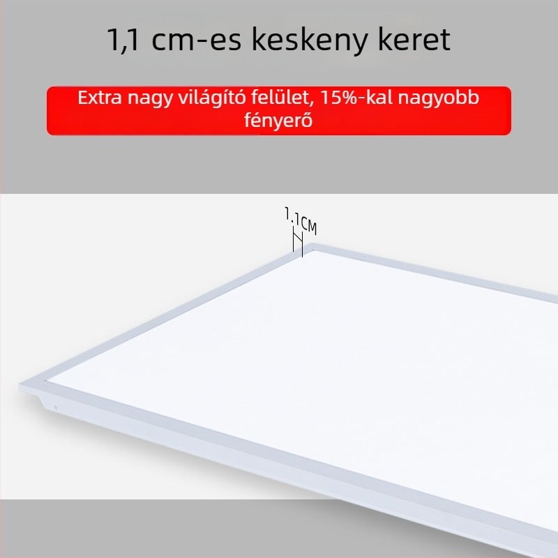 LED síkpanel lámpa 600x600 keskeny keretű alumínium panel fény anti-glare 300x600 magas fényerő