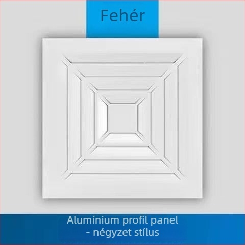 Beépített mennyezetventilátor 300x300 fürdőszoba és konyha, erőteljes és csendes 30x30