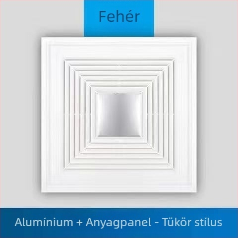 Beépített mennyezetventilátor 300x300 fürdőszoba és konyha, erőteljes és csendes 30x30