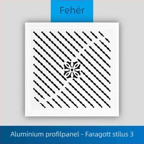 Beépített mennyezetventilátor 300x300 fürdőszoba és konyha, erőteljes és csendes 30x30