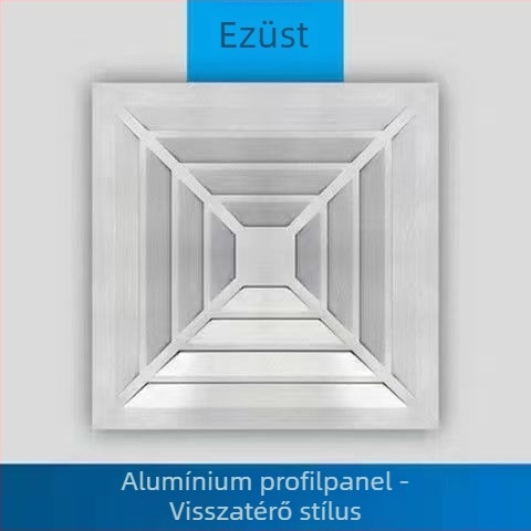 Beépített mennyezetventilátor 300x300 fürdőszoba és konyha, erőteljes és csendes 30x30