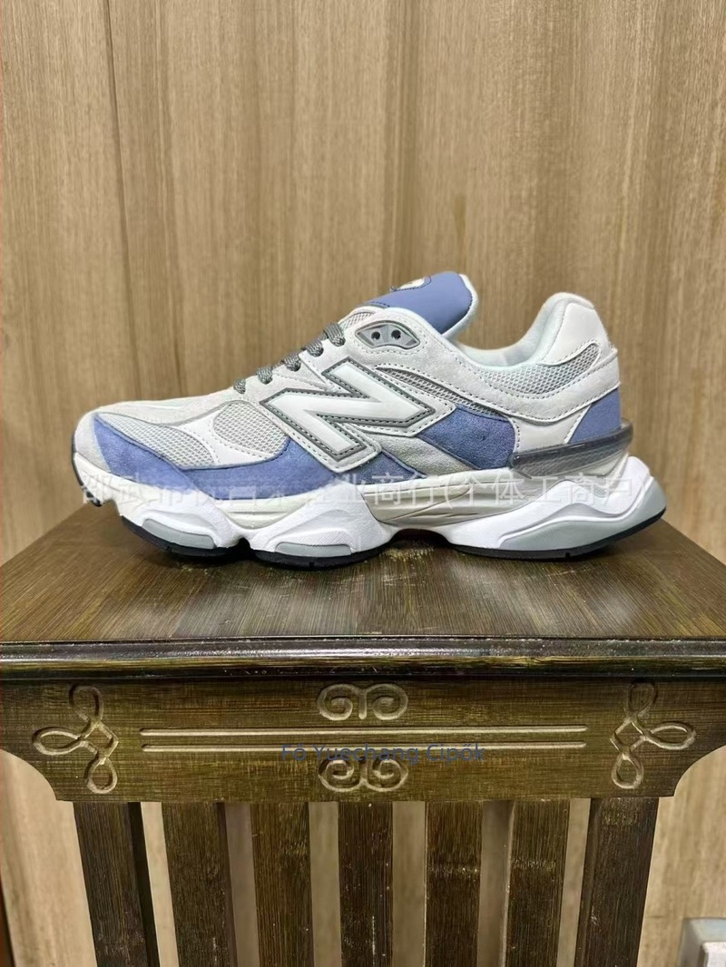 NB9060 Uniszex dad shoes belső magasságnövelő és vastag talppal, hálós felsőrészű futócipő