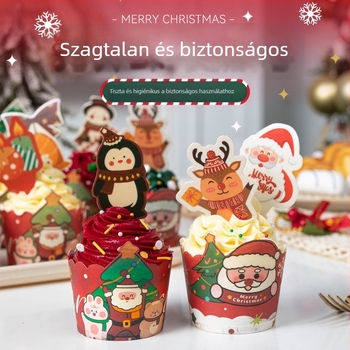 Rajzfilmfigurás muffinpapírtálak, hőállóak, sütőben használhatóak, gyerekeknek szóló sütőeszközök, muffinformák