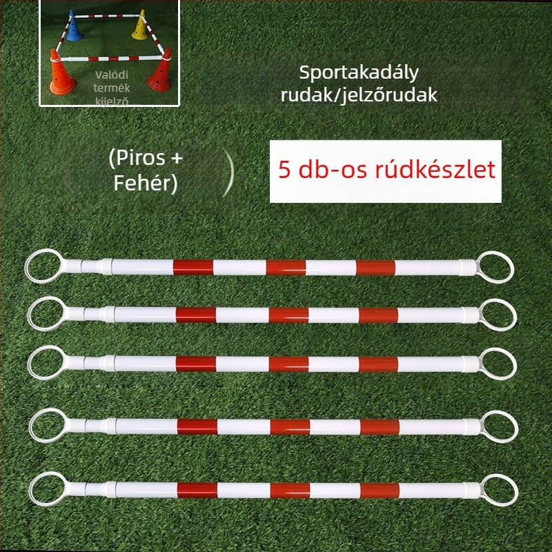 Futball-edzőfelszerelés gyerekeknek — Akadálypálya készlet kúpokkal, korlátokkal és jelzőoszlopokkal