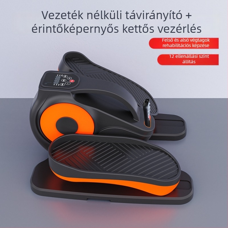 Időseknek szóló elektromos sétálógép felső- és alsó végtag-edzéssel — asztal alatti elliptikus gép a lábak és lábfejek edzéséhez