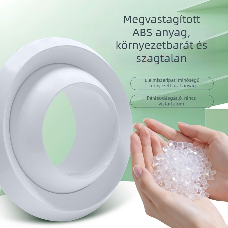 ABS gömbszerű levegő kimenet központi klímához, szabályozható szeleppel
