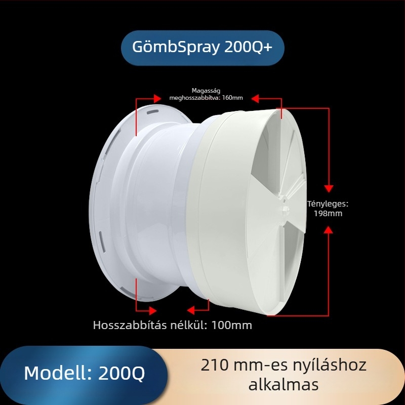 ABS gömbszerű levegő kimenet központi klímához, szabályozható szeleppel